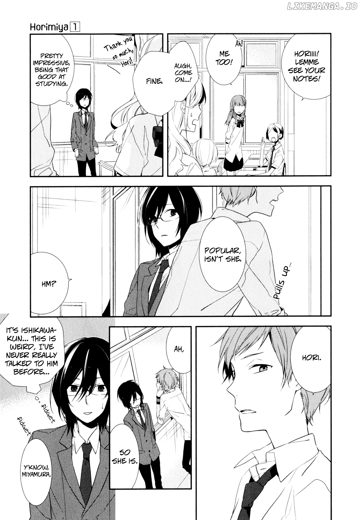 Horimiya, Chapter 3 image 03